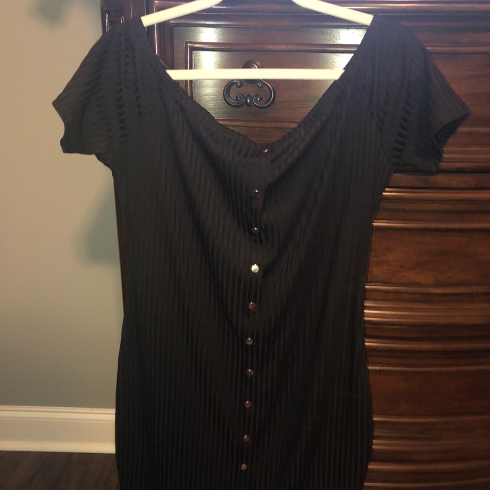 Button Front Dress/Brand new-No tags